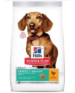 Hill's Science Plan Canine Adult Perfect Weight Small & Mini al pollo 1,5 kg