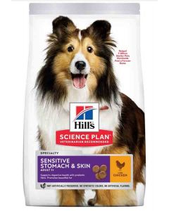 Hill's Science Plan Canine Adult Sensitive Stomach & Skin Medium al pollo 14 kg