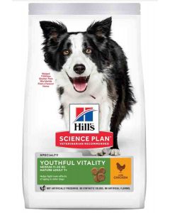 Hill's Science Plan Canine Mature Adult 7+ Senior Vitality Medium Pollo14 kg
