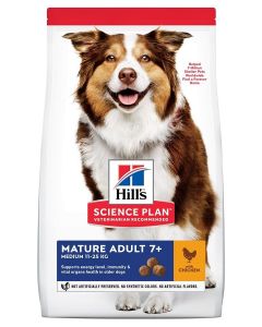 Hill's Science Plan Canine Mature Adult 7+ Medium al pollo 18 kg