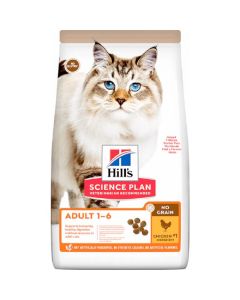 Hill's Science Plan Feline Adult NO GRAIN Poulet - La Compagnie des Animaux