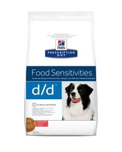 Hill's Prescription Diet Canine D/D Saumon et Riz 12 kg- La Compagnie des Animaux