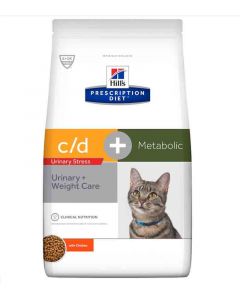 Hill's Prescription Diet Feline C/D Urinary Stress + Metabolic 4 kg