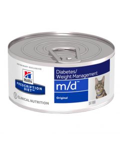 Hill's Prescription Diet Feline M/D Foie BOITES 24 x 156 grs- La Compagnie des Animaux