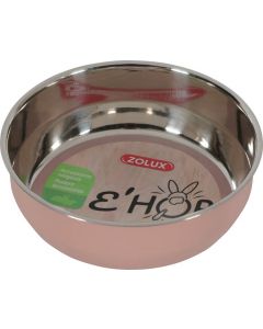 Zolux Ciotola inox Ehop rosa per roditori  200 ml