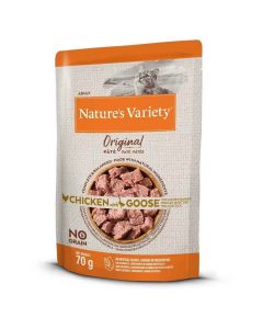 Nature's Variety Paté Original Cat No grain Oca e pollo 70 g