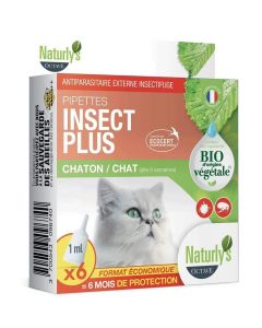Naturlys Pipette Insect Plus Bio Gattini & Gatti x 6
