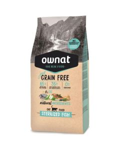 Ownat Grain Free Just per Gatto Sterilizzato al pesce 8 kg