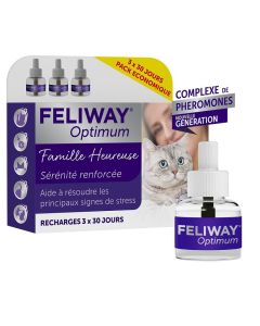 Pack Feliway Optimum ricarica 3 x 48 ml