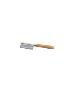 Peigne manche en bois Denture métal fine 17 cm- La Compagnie des Animaux