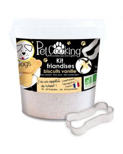 PetCooking Kit Snack Biscotti alla Vaniglia per cane 400 g