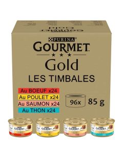 Purina Gourmet Gold Les Timbales Gatto  96 x 85 g