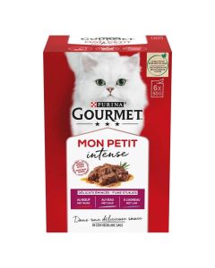 Purina Gourmet Mon Petit alla Carne per Gatto 6 x 50 g