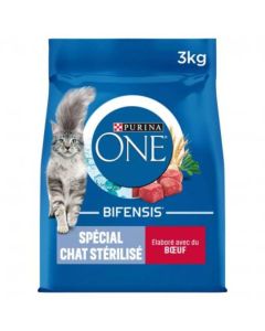 Purina One per gatti sterilizzato al Manzo & Cereali 3 kg