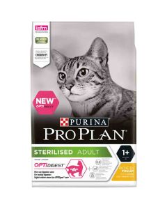 Purina Proplan Optidigest Adult Cat Sterilised Poulet 3 kg- La Compagnie des Animaux