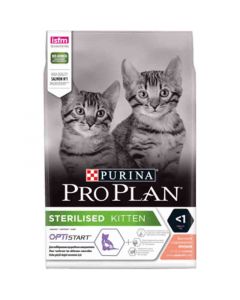 Purina Proplan Sterilised Kitten con Optistart Salmone 3 kg