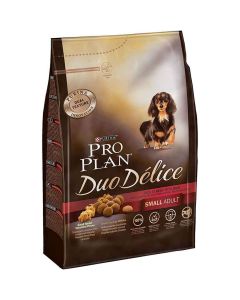 Purina Proplan Dog Duo Delice Small Adult Boeuf & Riz 2,5kg - La Compagnie des Animaux