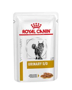 Royal Canin Veterinary Diet Cat Urinary S/O morceaux 12 x 85 g- La Compagnie des Animaux
