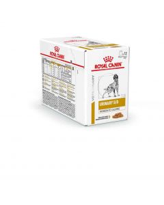 Royal Canin Veterinary Dog Urinary S/O Moderate Calorie 12 x 100 grs - La Compagnie des Animaux