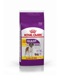 Royal Canin Giant Adult 15 kg + 3 kg gratis