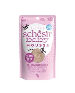 Schesir Baby Mousse poulet chat 12 x 70g