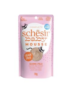 Schesir Baby Mousse saumon & poulet chat 12x70 g