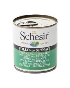 Schesir Pollo con Spinaci in gelatina per cane 16 x 285 g