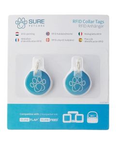 Set di 2 etichette di identificazione (RFID) per gattaiola o distributore SureFlap