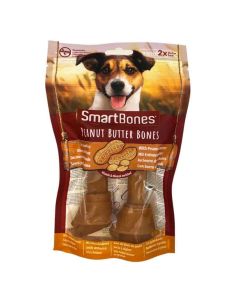 Smartbones Snack Medium al burro di arachidi per cane 2 pz