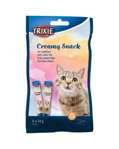 Trixie Creamy snack con pesce bianco 5 x 14 g