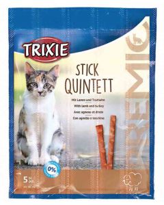 Trixie Premio Stick Quintett Agnello & Tacchino Gatto 5 x 5 g