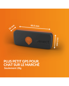 Weenect XS localizzatore GPS per gatto nero
