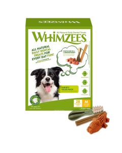 Whimzees Snack Confezione Varietà cane M x28