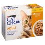 Purina Cat Chow Gatto Adult Pollo 10 x 85 g