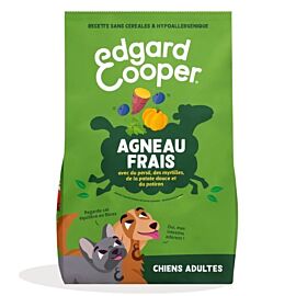 Edgard & Cooper Chien Agneau frais sans c&eacute;r&eacute;ales 12 kg Grand Chien


