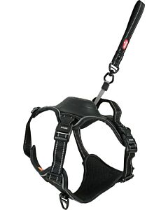 Zolux Pettorina Cane EasyRide con guinzaglio retrattile Nero M