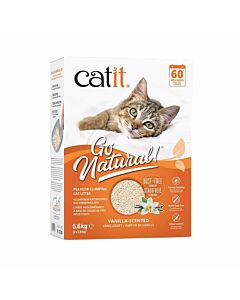 Cat It Ca go natural! pelletlitter vaniglia 2 x 2.8 kg