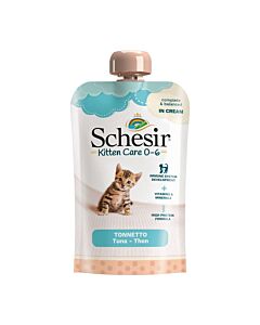 Schesir Kitten Care Crème Thon Chaton 150 g