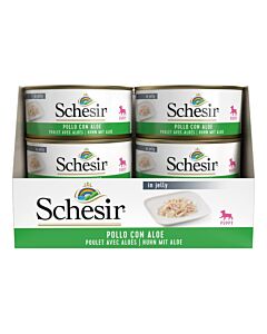 Schesir Pollo con Aloe in gelatina Cucciolo 10 x 150 g
