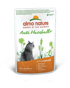 Almo Nature Anti Hairball Pollo per gatto 30 x 70 g