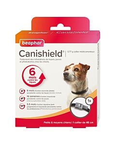 Beaphar Canishield Collier Anti-Puces Tiques Petit chien 48 cm
