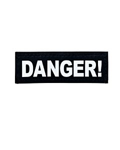 2 Stickers Velcro Julius K9 taille DANGER