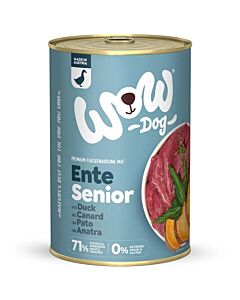 WOW Pâtée Canard pour chien senior 400 g

