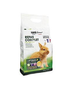 Hami Form Repas Premium Optima + Lapin Nain 2.5 kg - La compagnie des animaux
