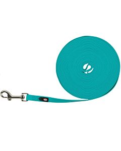 Trixie Laisse à pister 10 m/13 mm turquoise


