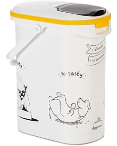 Curver Contenitore per crocchette Dinner Pets Cane 4 kg - 10 L