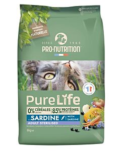 Pro-Nutrition Pure Life Gatto Adult Sterilised Sardine 2 kg