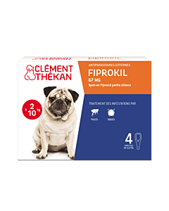 Clément Thékan Fiprokil Cane 2-10 kg 4 pipette