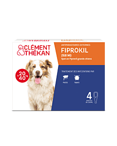 Clément Thékan Fiprokil Cane 20-40 kg 4 pipette