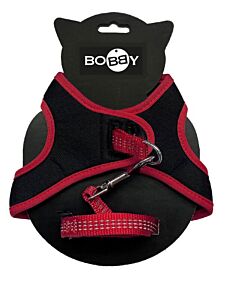 Bobby Pack pettorina mini + guinzaglio Safe gatto rosso